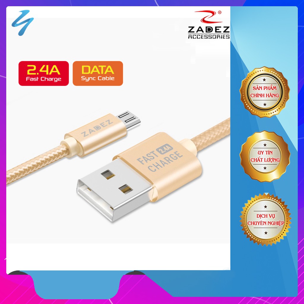 Cáp Micro USB Zadez ZCC-117 | Hàng Chính Hãng | Shopee Việt Nam