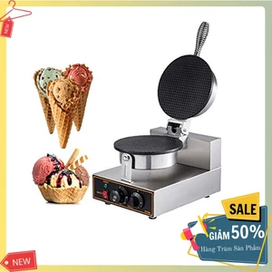 Máy làm bánh quế 1200W gia nhiệt kép, chống dính teflon siêu bền