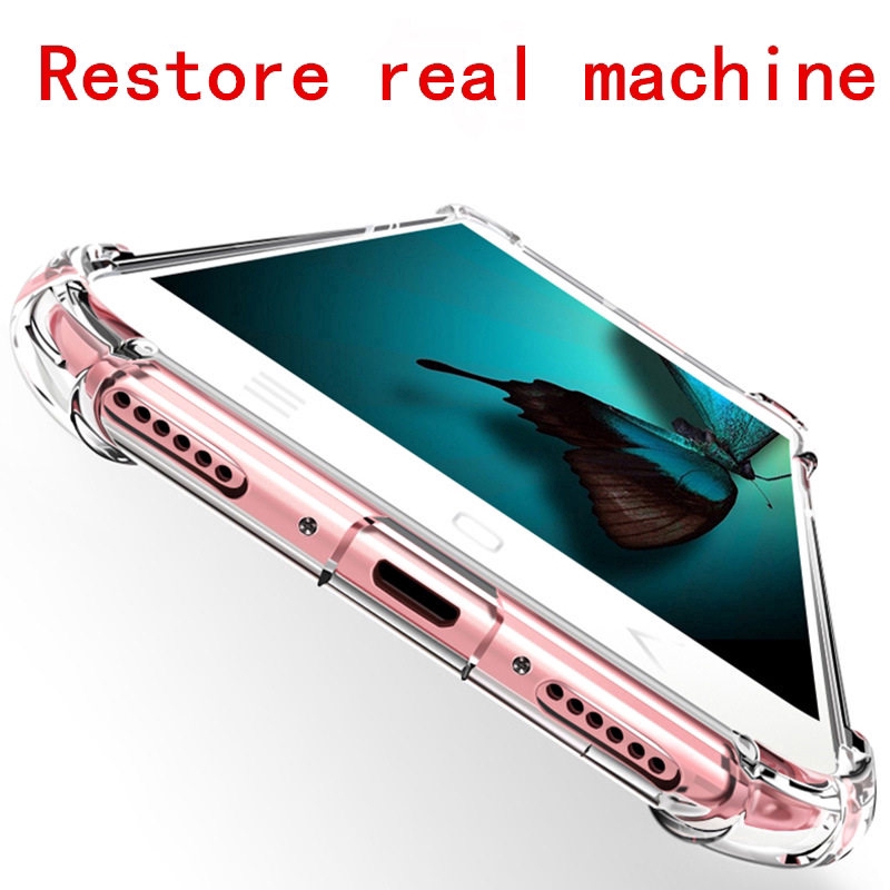 Ốp điện thoại trong suốt chống sốc cho For VIVO Nex S A X21 UD X21i X20 X9 X9S V7 V5 X7 X6 Plus