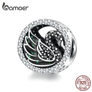 Hạt phụ kiện Bamoer bằng bạc thiết kế độc đáo sang trọng để làm trang sức SCC1342