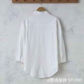 Thời Trang Trơn Phong Cách Cổ Điển Ba Phần Tư Tay Áo Sơ Mi Nam Vải Lanh Cotton Siêu Thoáng Khí Phong Cách Hồng Kông Bông Tai Kẹp Phong Cách Hợp Thời Trang Preppy Áo Sơ Mi Tay Ba Phần Tư Nhật Bản Áo Sơ Mi Cổ Henry