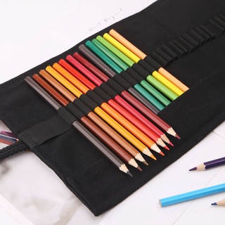 Túi Đựng Bút Bằng Vải canvas 12 24 36 48 72 Lỗ Tiện Dụng