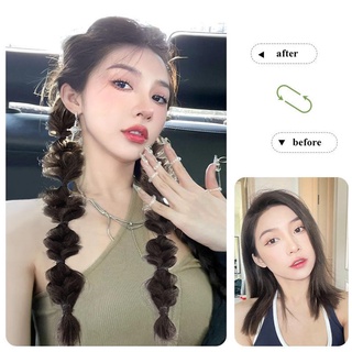 Tóc Giả Tết Tạo Kiểu Tết Hoa Dễ Thương (Giá 1 Bên) HaminStore