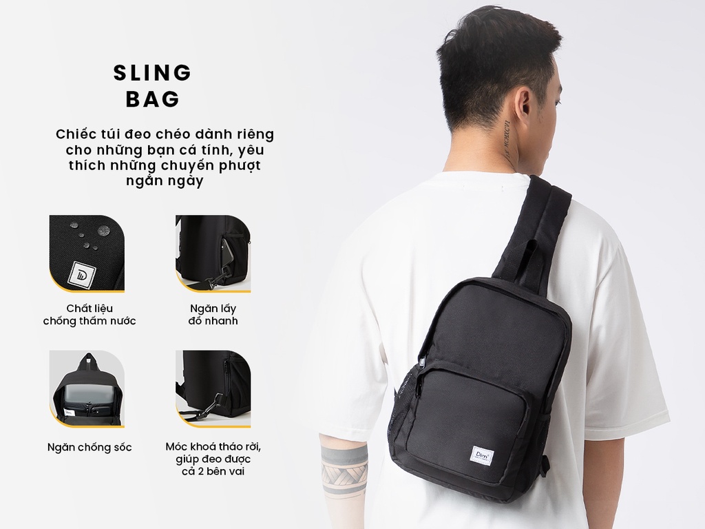 Mô tả Túi đeo chéo DIM Sling Bag - 1