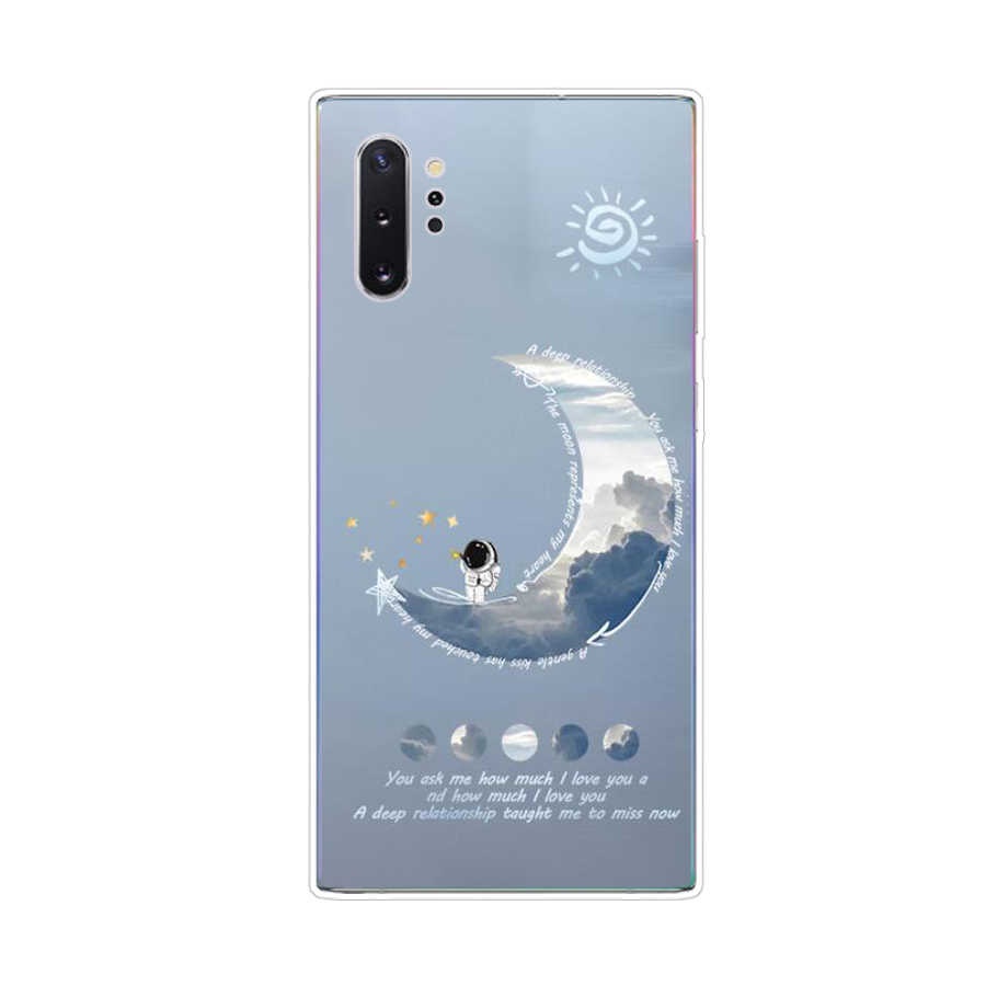 Ốp Điện Thoại TPU Dẻo In Họa Tiết Độc Đáo Thời Trang Cho Samsung Galaxy note 9 10 plus