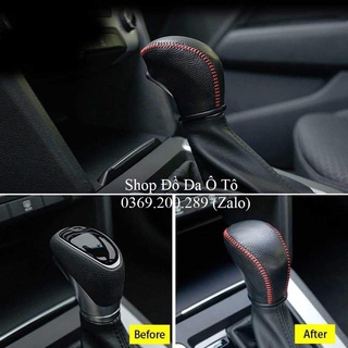 [Free ship] Bao da bọc cần số Hyundai Sonata số tự động, da bò nhiều mầu sắc, hàng việt chất lượng bảo hành 12 tháng