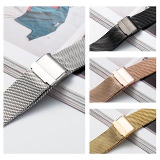 Hàng sẵn có Dây đeo đồng hồ Milanese 10-24mm Vòng đeo tay bằng thép không gỉ cho DW Classic 10 / 12 / 13 / 14 / 16 / 17 / 18 / 19 / 20 / 22 / 24mm Dây đeo đồng hồ đa năng Vòng tay một vòng Nam Nữ