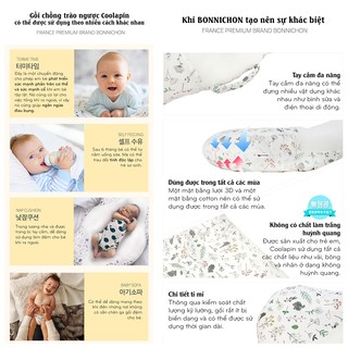 Gối chống trào ngược BONNICHON Coolapin Hàn Quốc (nhập khẩu chính hãng)