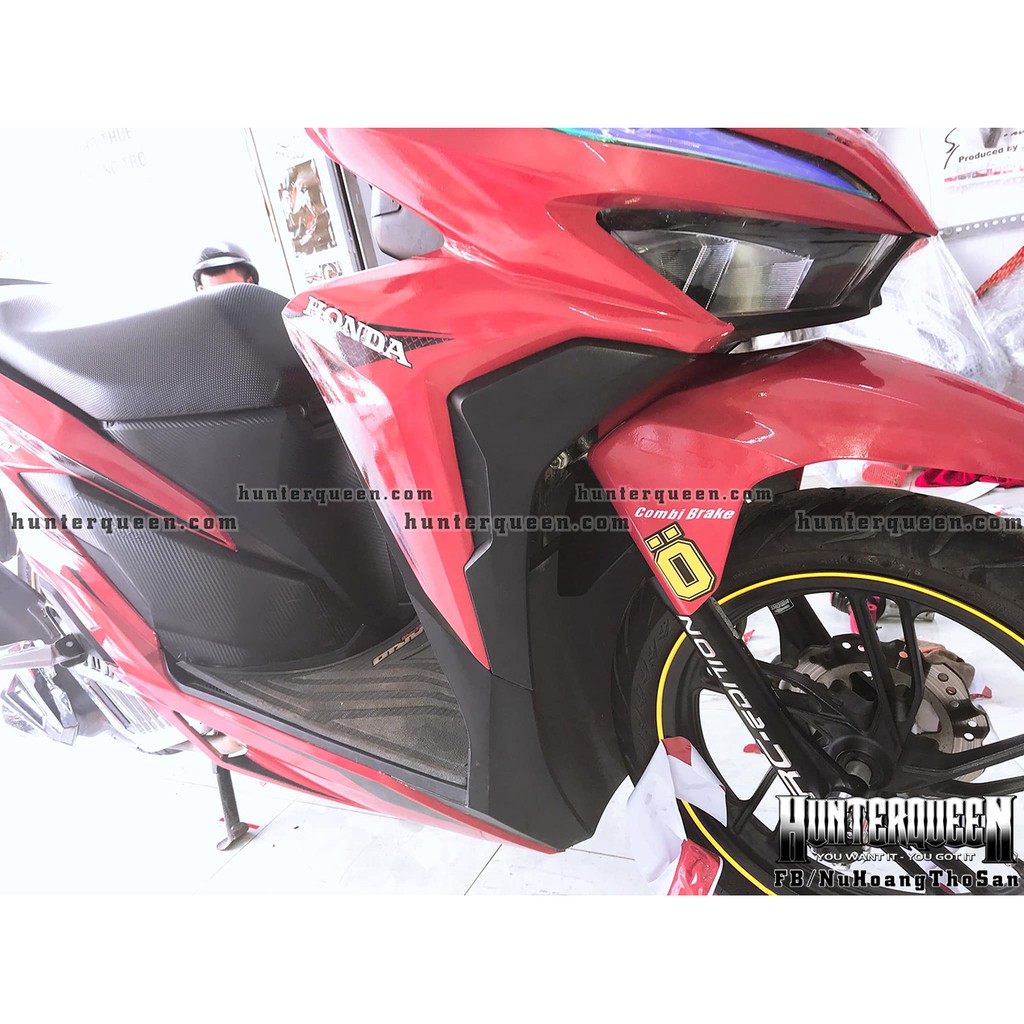 Tem rời xe Vario 2018 đỏ đen nhám. Decal chất lượng, cao cấp, bền đẹp.
