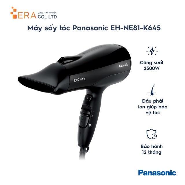 [Mã BMLTA35 giảm đến 35K đơn 99K] Máy sấy tóc Panasonic PAST-EH-NE81-K645