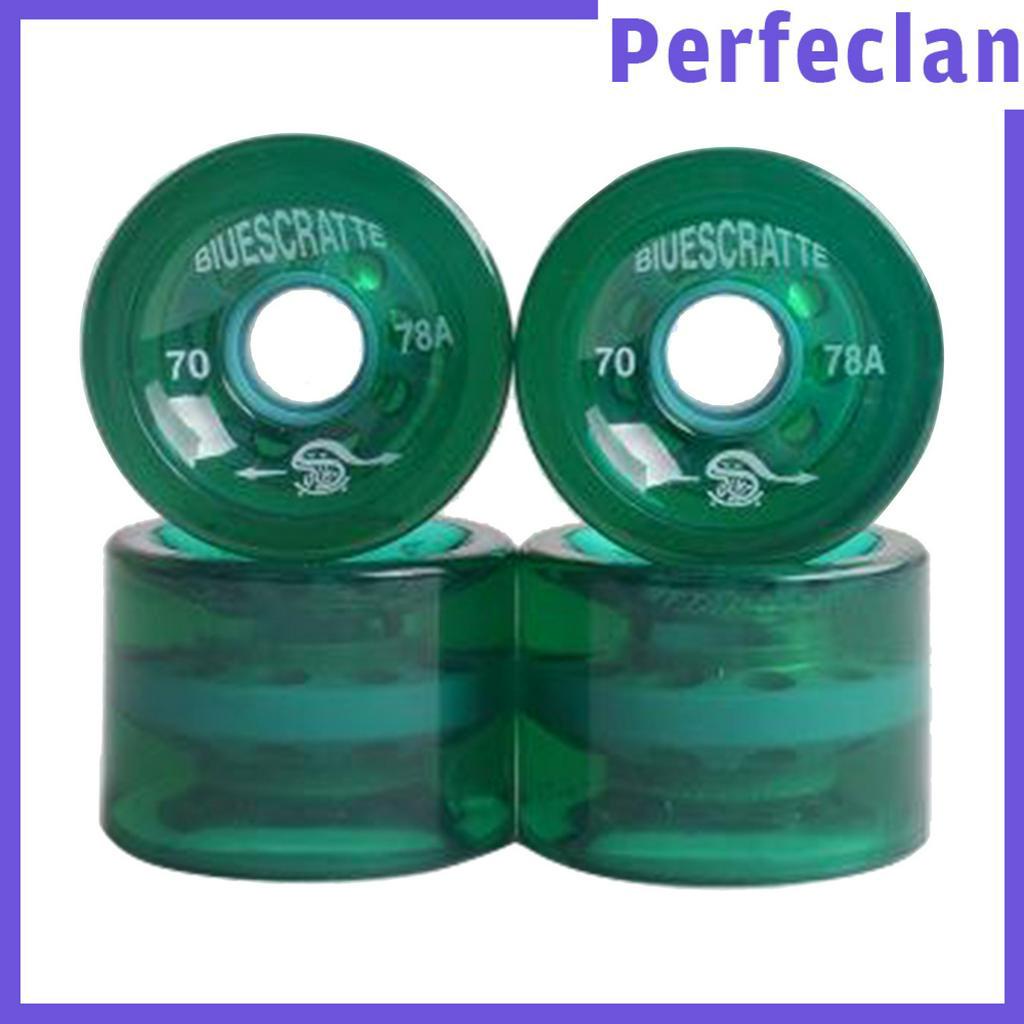 [Perfeclan] Ván trượt có độ cứng 4x 78A 70X51mm Bộ phận con lăn ván dài