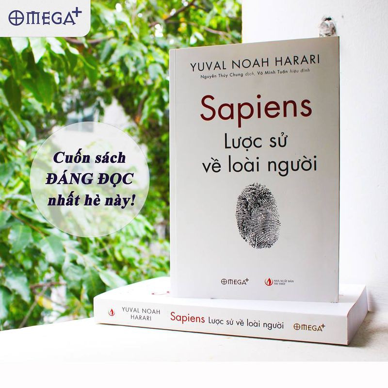 Ảnh Sách - Sapiens Lược Sử Loài Người - Câu chuyện lịch sử lớn về nền văn minh nhân loại (Tái Bản Mới Nhất) - Omega Plus 4
