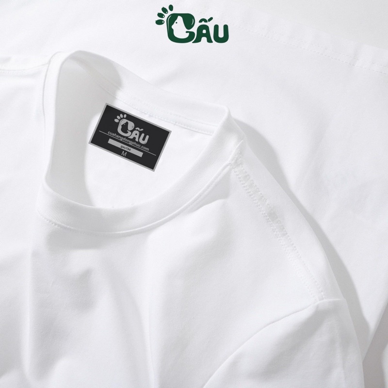 Ảnh Áo thun nam trơn GẤU 194 cổ tròn tay ngắn vải coton co dãn, dày dặn - form regular fit - TRLG10 3