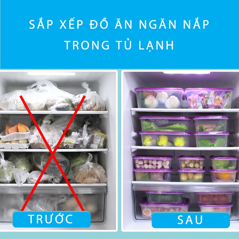 Mô tả Hộp thủy tinh bảo quản thực phẩm chịu nhiệt COBA'COOK hình chữ nhật dung tích 370ml- CBHL370 - 2