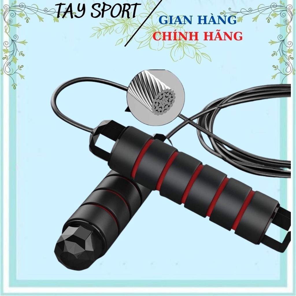 Dây Nhảy Lõi Thép Hỗ Trợ Giảm Cân Đốt Mỡ Bụng 2m7 tập thể thao Nam Nữ Có Thể Tùy Chỉnh Dài Ngắn