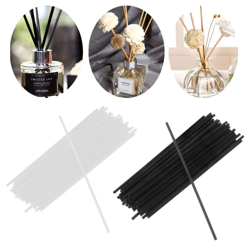 Camp 50x 4mm Mây Reed Sticks Máy khuếch tán dầu Que nạp lại