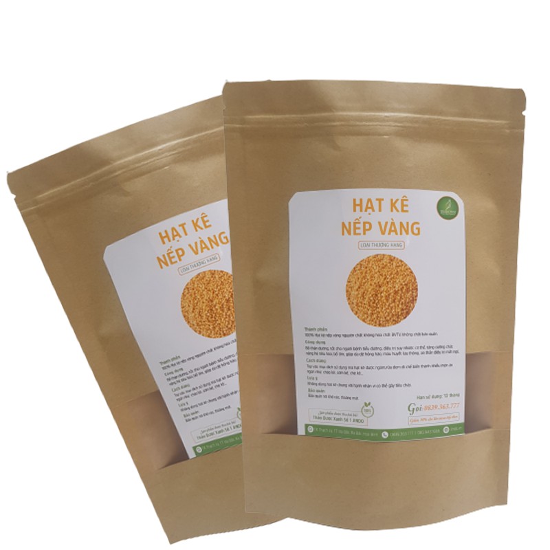 Hạt kê nếp vàng thượng hạng JINDO 1kg giúp cơ thể khoẻ mạnh