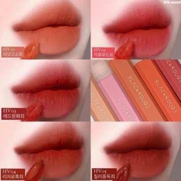 Son kem BLACK ROUGE Half and Half Collection MỚI. chất son lì, bảng màu siêu đẹp - HanZy Store 💄