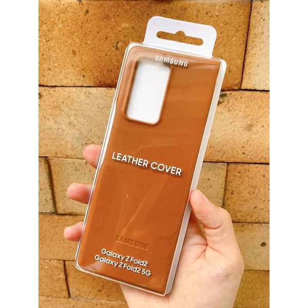 New full box]-Ốp lưng da gập mặt Leather Flip Cover cho SS