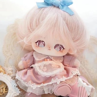 [4 mẫu][SẴN] Doll không thuộc tính tóc tơ 10cm 20cm - Búp bê nữ tóc tơ kèm outfit 10cm 20cm
