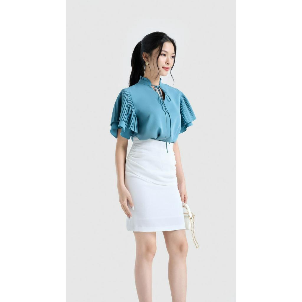 Vella Fashion Chân váy bút chì ngắn che bụng VV23010