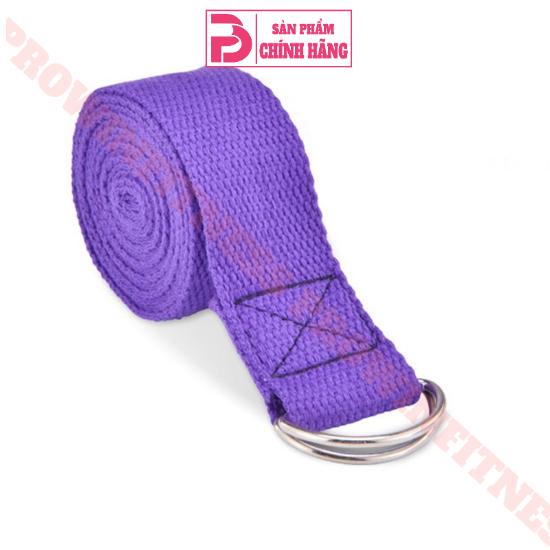 Ảnh Dây tập yoga cotton cao cấp 183*3.8cm Prowin Fitness hỗ trợ tập động tác uốn người khó 2