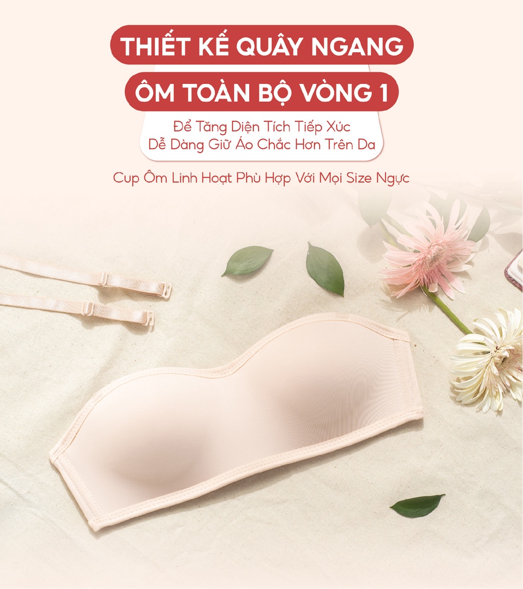 Mô tả Áo Quây Cup Ngang Viền Silicon Chống Tụt Loire BRQ02 - 2