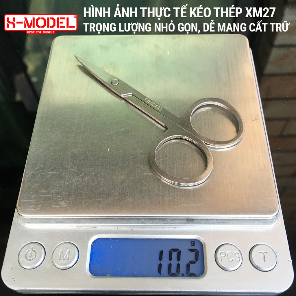 Ảnh Dụng cụ làm mô hình GUNDAM kéo thép nhỏ không rỉ sắc bén chuyên dụng XM28 dụng cụ phụ kiện X-MODEL 3