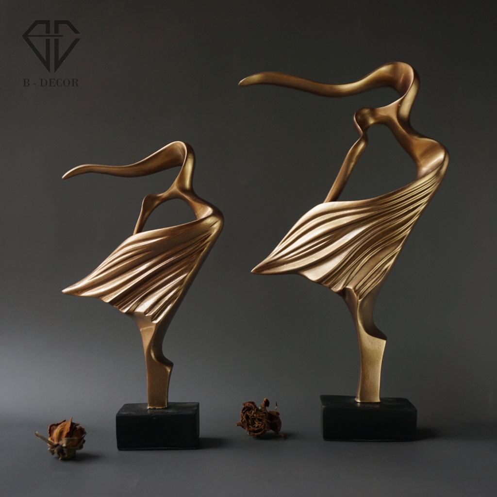 [ảnh thật] TƯỢNG NGHỆ THUẬT MÚA BALLET decor phòng khách, phòng ngủ, làm việc cực đẹp