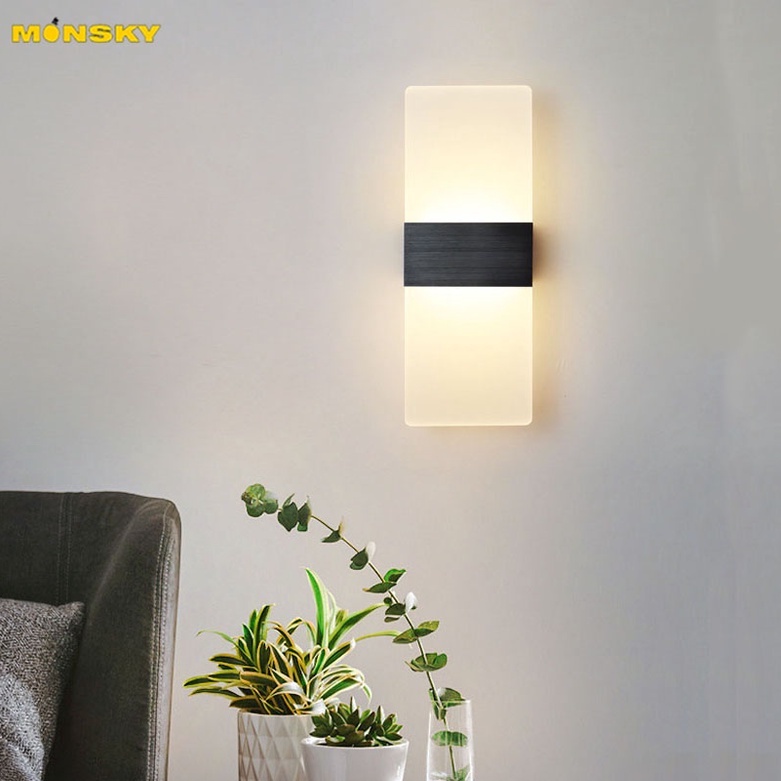Đèn tường MONSKY VUNST loại to hiện đại trang trí nội thất cao cấp - 3 chế độ ánh sáng [ẢNH VIDEO THẬT 100%].