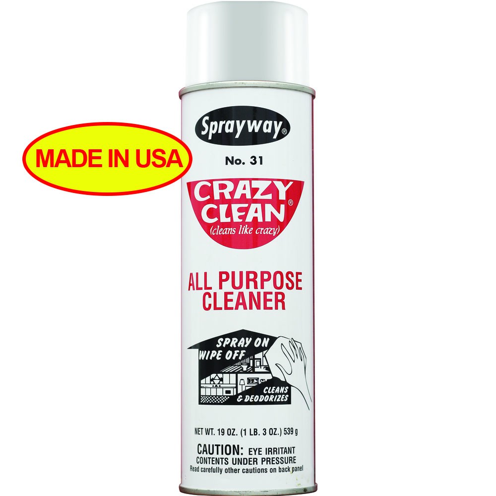 Sprayway SW030 Crazy Clean All Purpose Cleaner, 15 oz