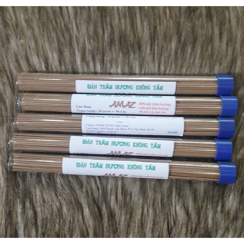 Hộp xông gỗ kèm  5 ÓNG Trầm không tăm