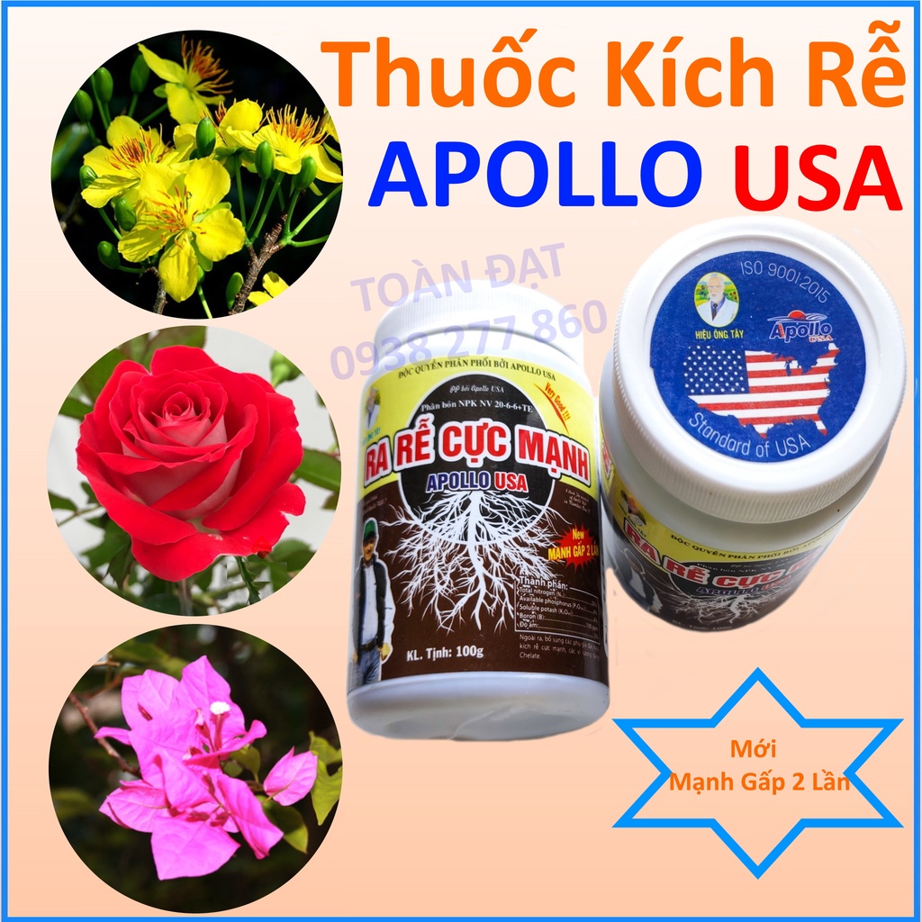 Thuốc Kích Rễ APOLLO U.S.A - Ra Rễ Cực Mạnh (lọ 100g) | Shopee Việt Nam