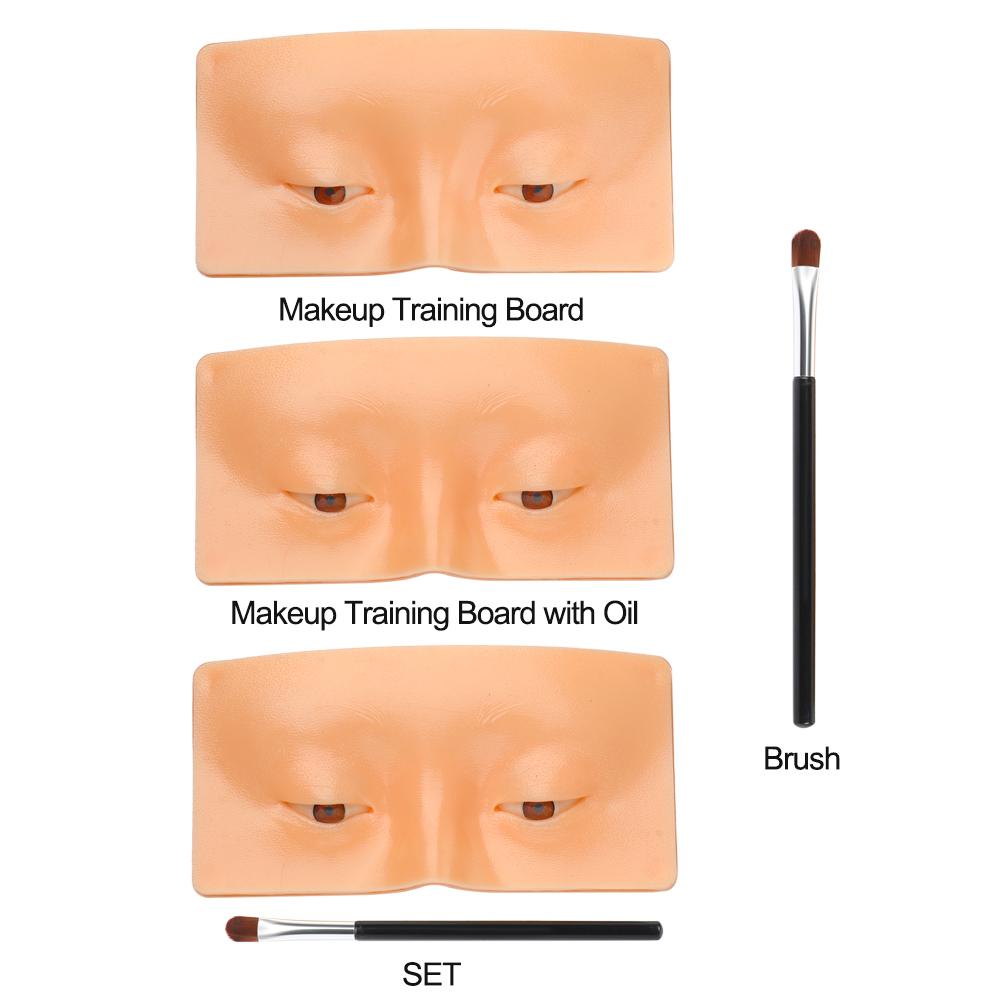 Jigk Để Thực Hành Silicone Trang Điểm Cho Mặt Mắt Tranh Trang Điểm Thực Hành Trang Điểm Da Trang Điểm Ban Đào Tạo