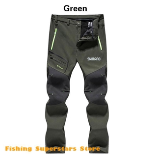 Nam Ngoài Trời SHIMANO Quần Câu Cá Thể Thao Chống Gió Quần Nam Plus Kích Thước Cắm Trại Quần Chống Thấm Nước