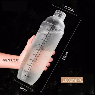 [GIÁ XƯỞNG] Bình Lắc Pha Chế Bình Lắc Nhựa 350ml 500ml 700ml 1000ml