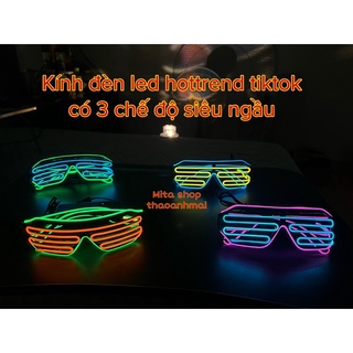 kính led phát sáng nháy nhiều màu neon hot trend tik tok siêu ngầu đồ chơi trung thu, lễ hội