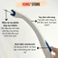 끝! Bộ cọ tẩy rửa bồn cầu,Toilet cleaner đầu cọ dùng 1 lần tiện lợi (Giá rẻ nhất ở Shopee!!!!!!!)