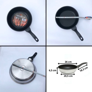 Chảo chống dính bếp từ 3 đáy Fivestar cao cấp dùng được cho tất cả loại bếp