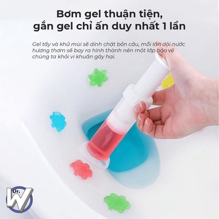 Bồn cầu khử mùi toilet tỏa mùi hương,Gel khử khuẩn bồn cầu nhà vệ sinhw