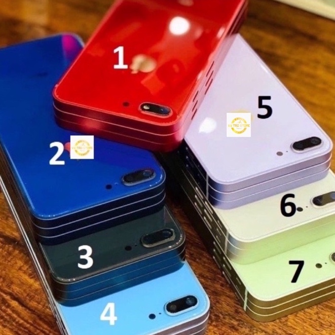 Vỏ thay dành cho điện thoại 7Plus và 8Plus viền vuông