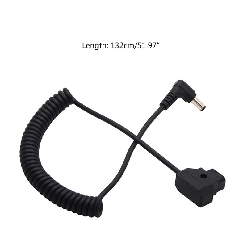 Fol D-Tap Nam Kết Nối Cho DC 5 5x2 5mm Cắm Dây Nguồn Cáp Cho BMCC BPC 4K Camera Màn Hình Video Light Photograp