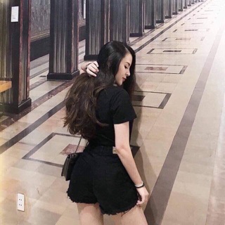 Sooc jean đen trắng