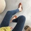 Freeship Quần Jean Skinny Lưng Cao Siêu Co Giãn Không Phai Màu