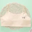 PS1 Trẻ Em Áo Ngực Cho Bé Gái Sinh Viên Quần Lót Bé Gái Áo Ngực Quần Lót Cotton Nguyên Chất Phát Triển Áo Ngực Bé Gái Cotton Ống Mỏng