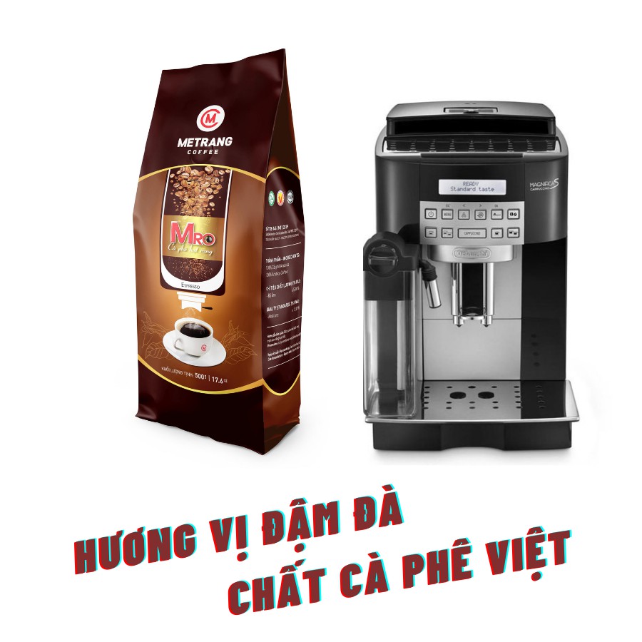 Ảnh Cà phê hạt, cà phê rang mộc pha máy MRO Mê Trang - Túi cafe hạt 500g & 1kg 2