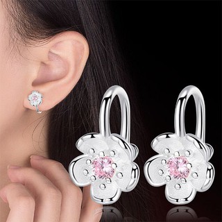 Tổng hợp mẫu bông tai kẹp bán chạy - Bông tai hoa tuyết kẹp vành BHBT199