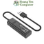 Hub USB 4 Cổng Hoco HB25, Dây Dài 30CM - BH 1 Năm Chính Hãng - Hoàng Yến Computer