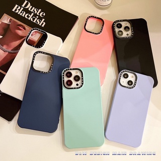 Ốp Điện Thoại Silicon Dẻo Màu Trơn Thiết Kế Đơn Giản Chống Sốc/ Rơi Cho iPhone 13 12 11 Pro MAX XR IX XS MAX 7Plus 8Plus