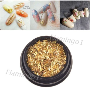 Hộp 120 phụ kiện trang trí đồ trang sức thủ công bằng kim loại nhiều hình dạng